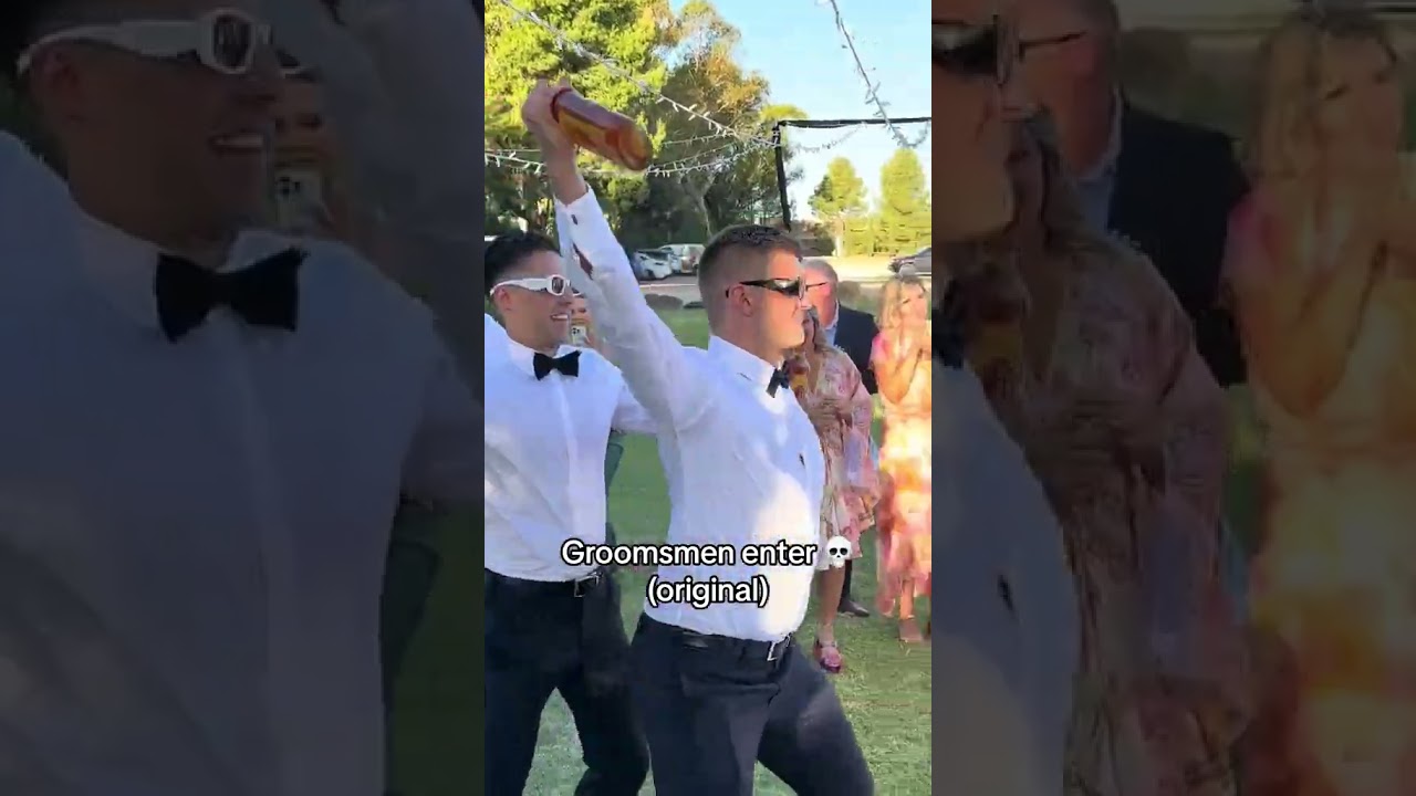 Groomsmen Entrance 🔥