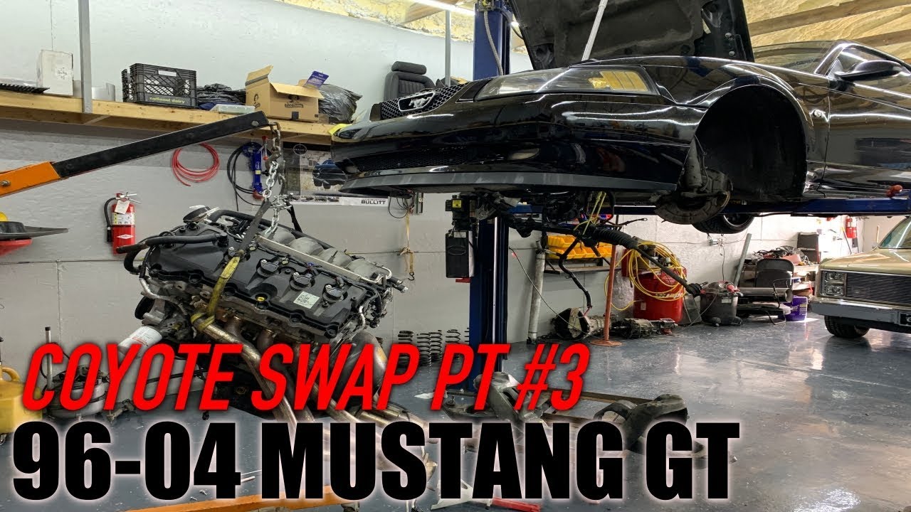 We run into problems dropping the coyote engine into the Mustang GT!