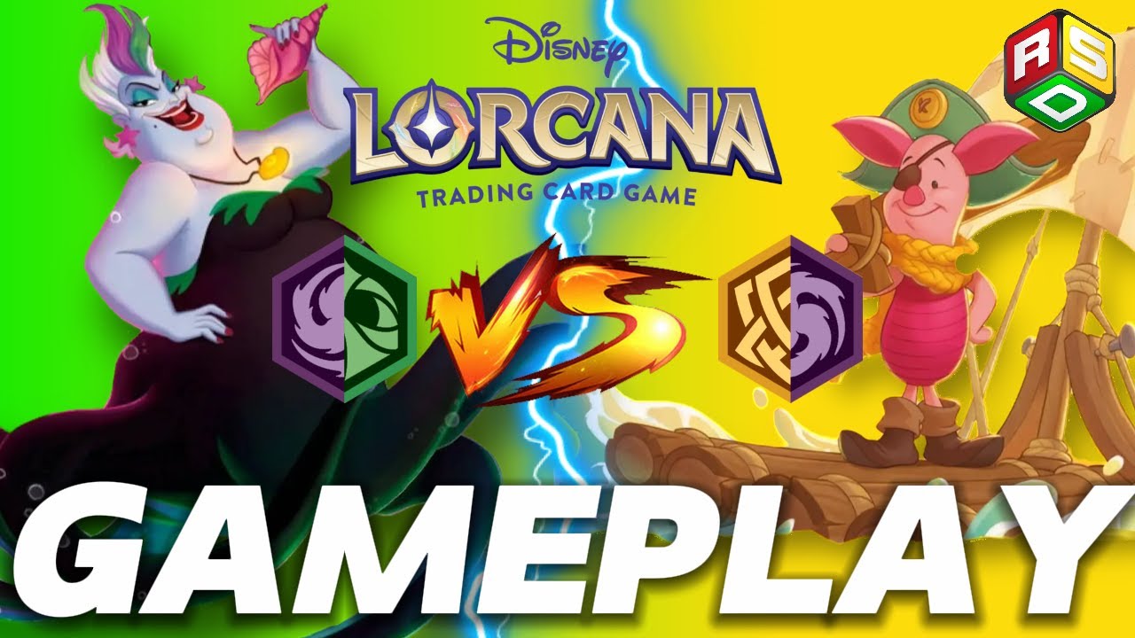 Can Aggro OUTRACE Ursula Tempo's Pace?  | Lorcana Gameplay | Ready Set QUEST! Ep11