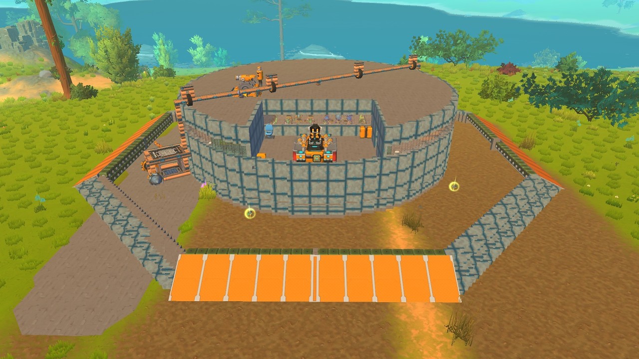 My Scrap Mechanic Fully Automated Raid Farm Base
