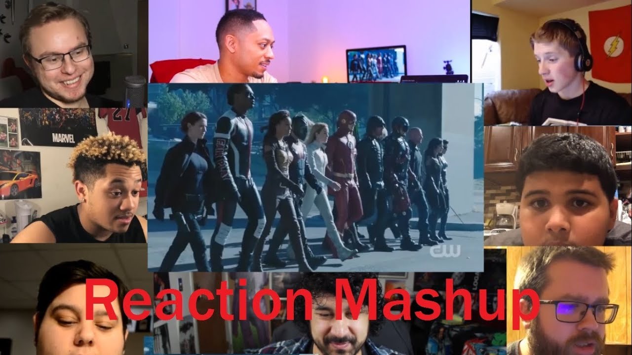DCTV Crisis On Earth X Full Trailer REACTION MASHUP