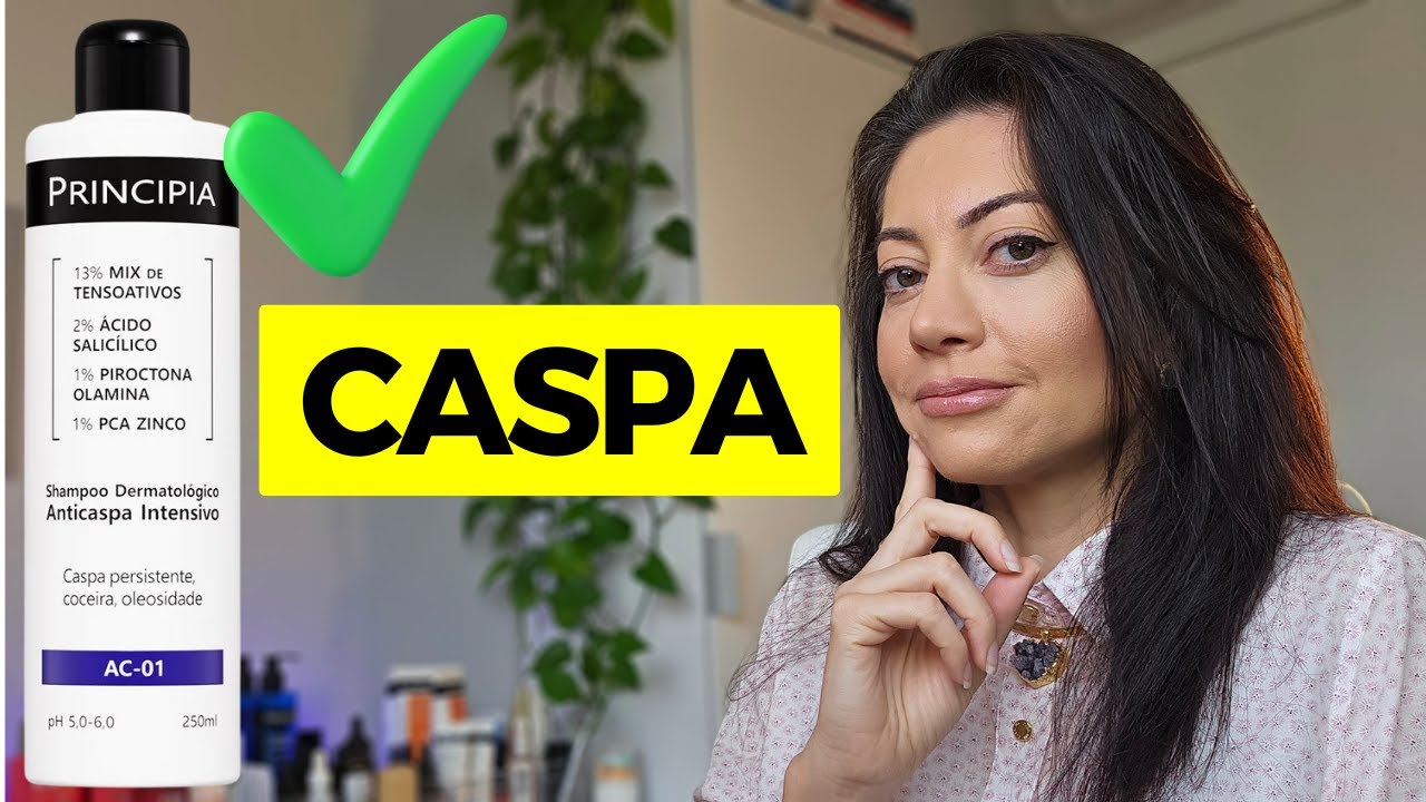 SHAMPOO ANTICASPA AC-01 PRINCIPIA &eacute; Bom? | Dra. Greice Moraes