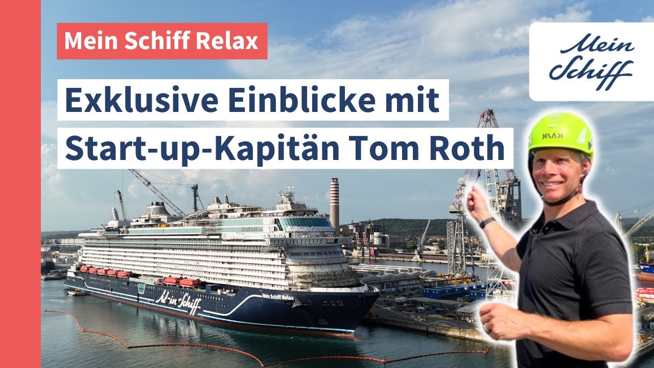 Hightech-Brücke auf der Mein Schiff Relax: Einblicke mit Kapitän Tom Roth