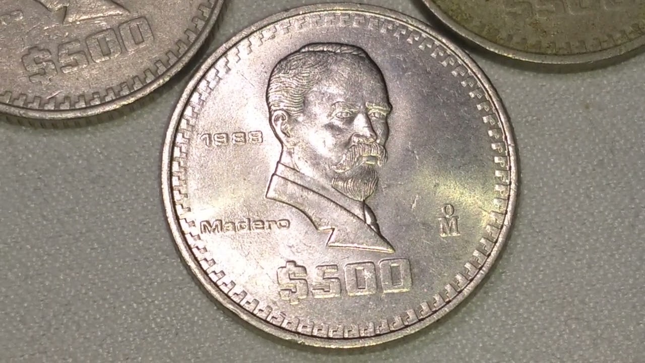 500 pesos Madero moneda de niquel precios 