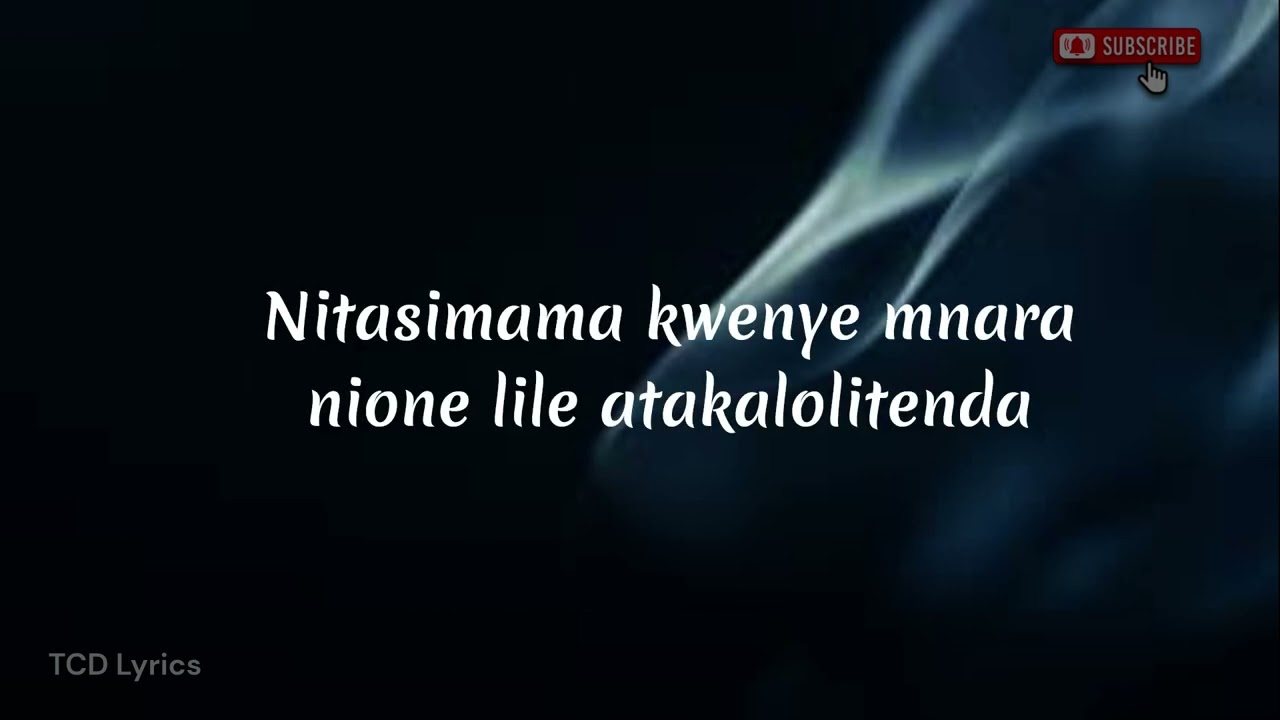 Nitasimama kwenye mnara (Lyrics Video)