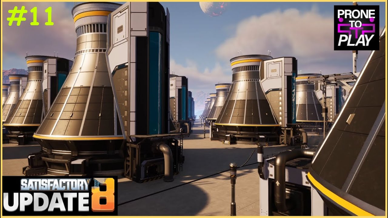 This Is What 252 NUCLEAR POWER PLANTS Look Like! - Satisfactory Project Nuclear Mayhem - Ep. 11