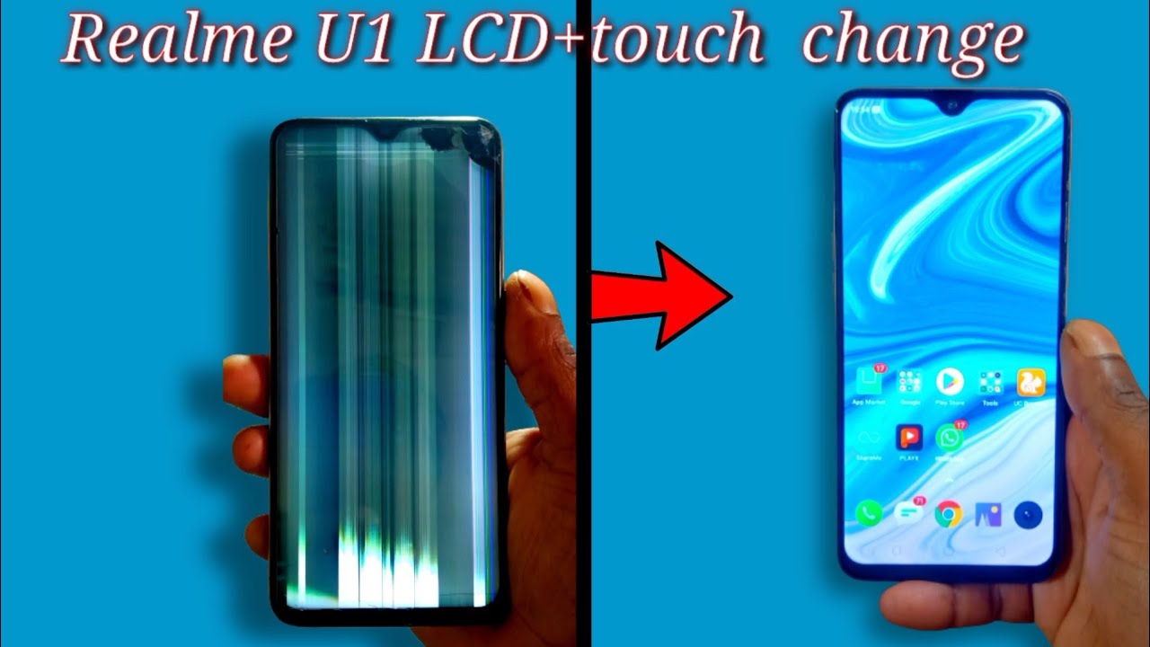 Realme U1 LCD+touch screen change // Realme U1 display change