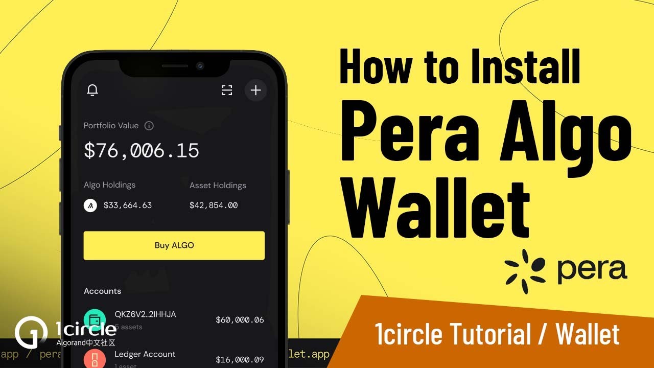 How to install Pera Algo Wallet Step by Step | Algorand official wallet rebranded | Pera wallet