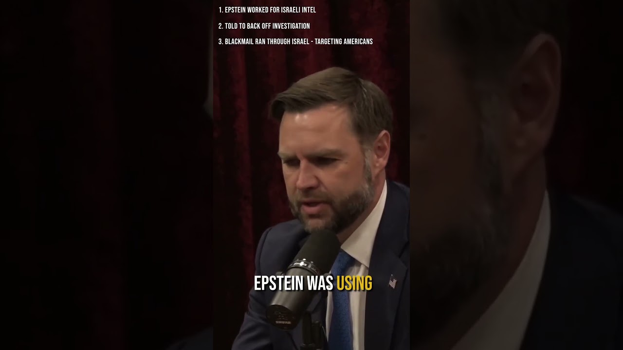 JD Vance just admitted the truth about Epstein