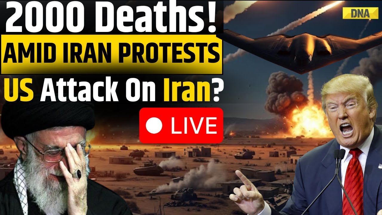 Iran Protests Live: US President Donald Trump Big Message To Iranians I World News I Live News