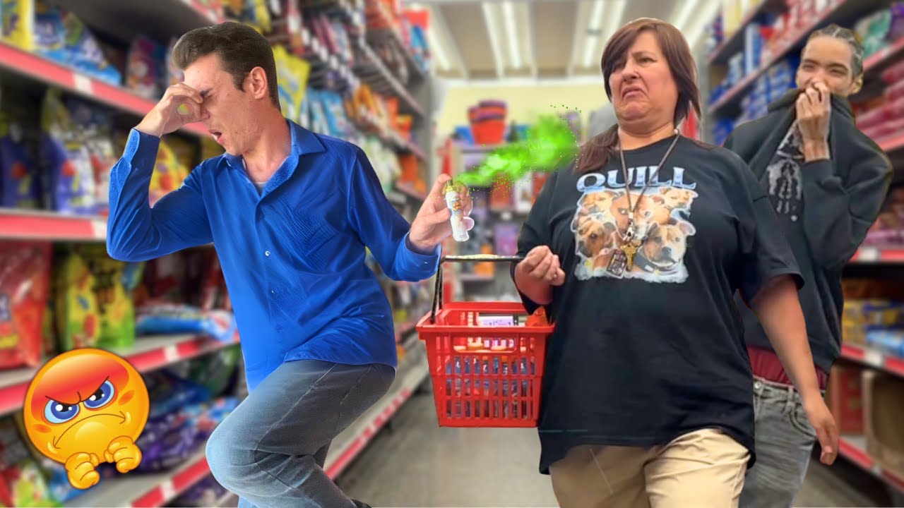 Farting With Fart Spray Prank! She Gets Angry!