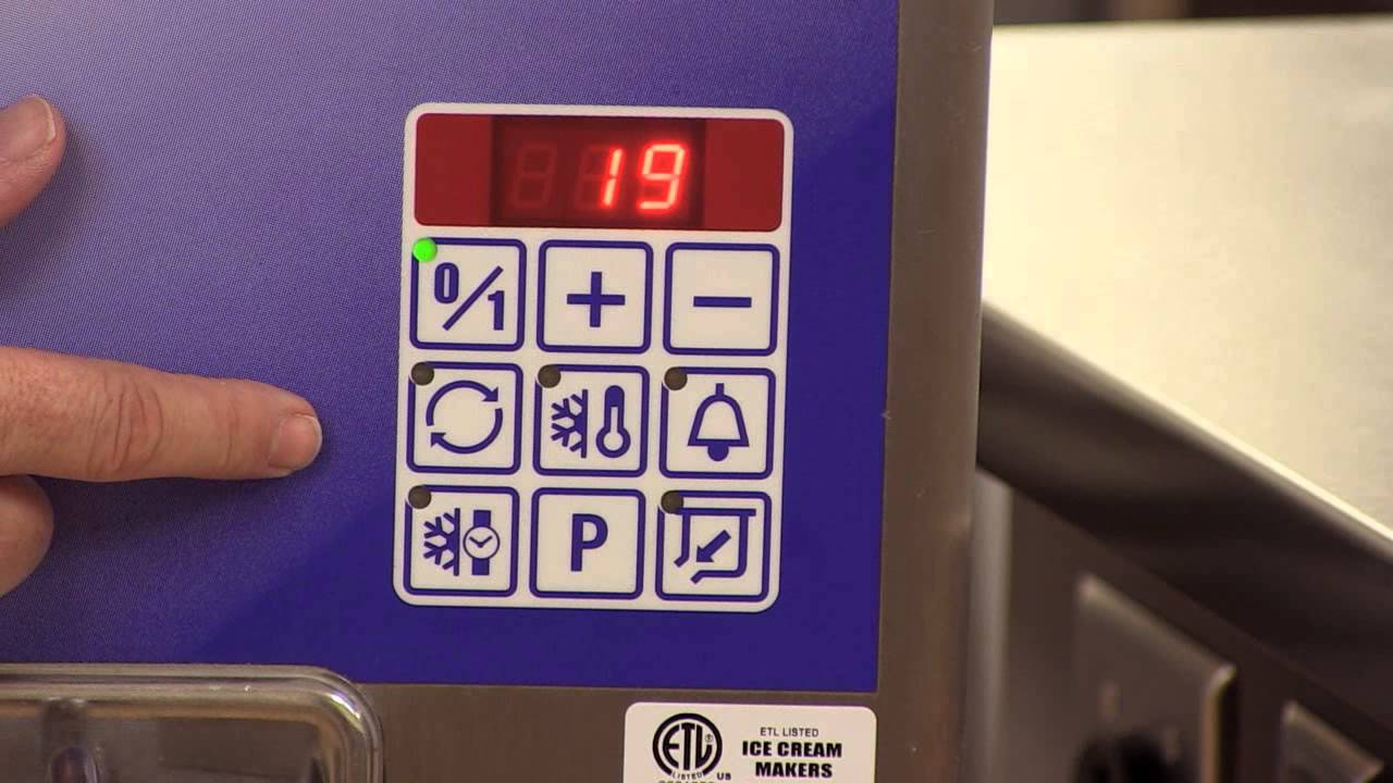 Stoelting Batch Freezer - Controls