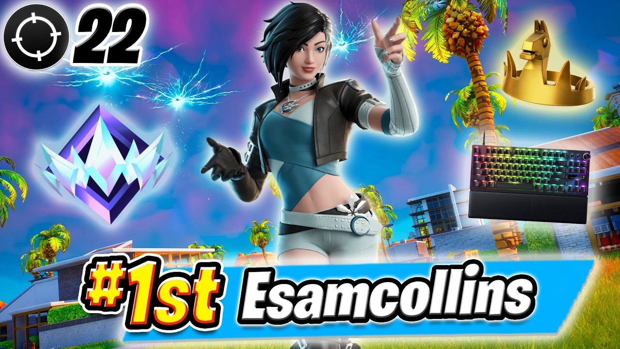 Ranked Reload High Elim Squad Gameplay (Keyboard and Mouse) | Esamcollins