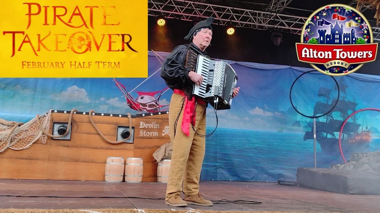 Avast ye! Sea Shanties with Pirate Bob Pirate Takeover 2023 at Alton Towers Resort