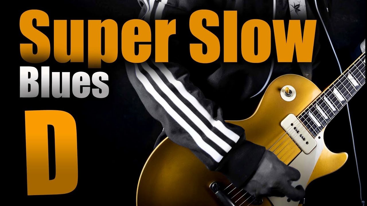 Blues Backing Track Jam - Ice B. - Super Slow Blues in D - Chicago Blues
