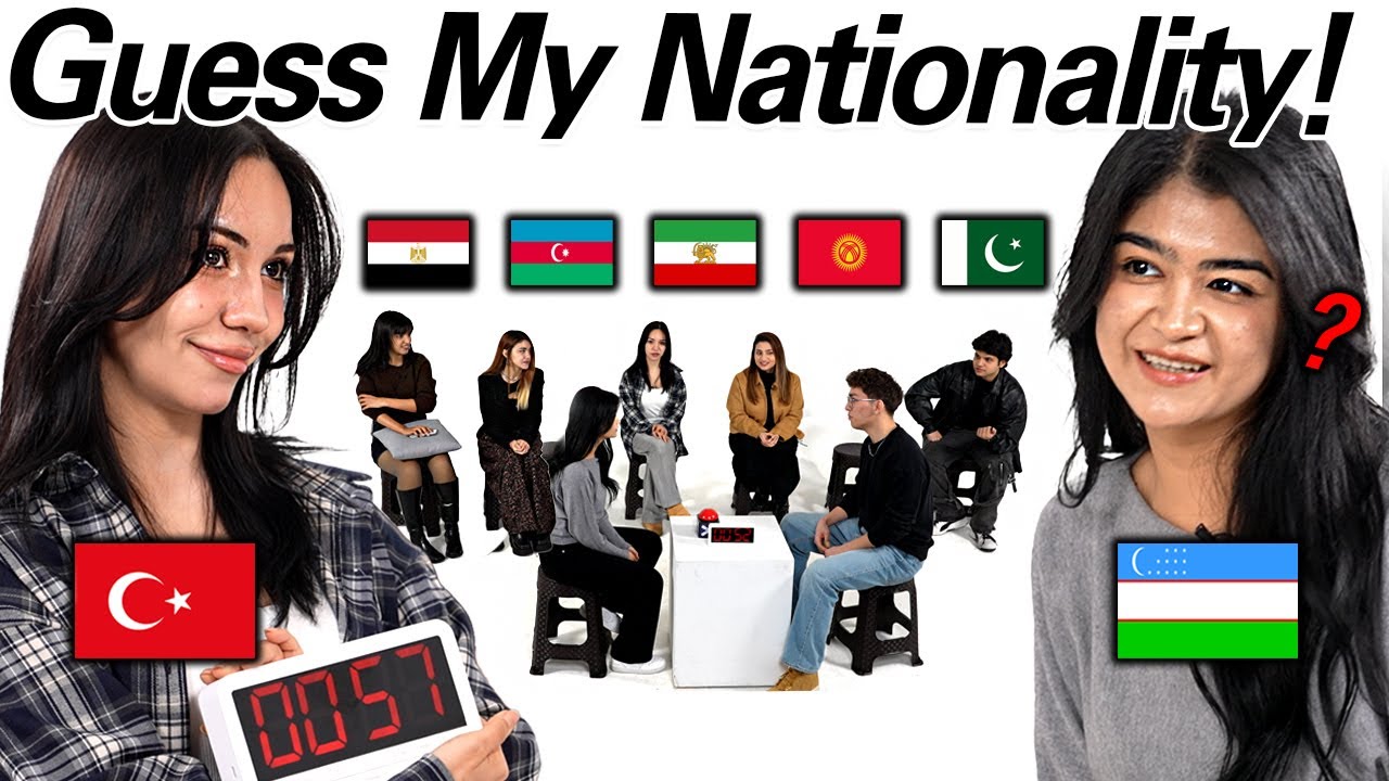 Can They Guess Each Others' Nationality In 1 Minute? l All Middle East Country Speak Arabic?