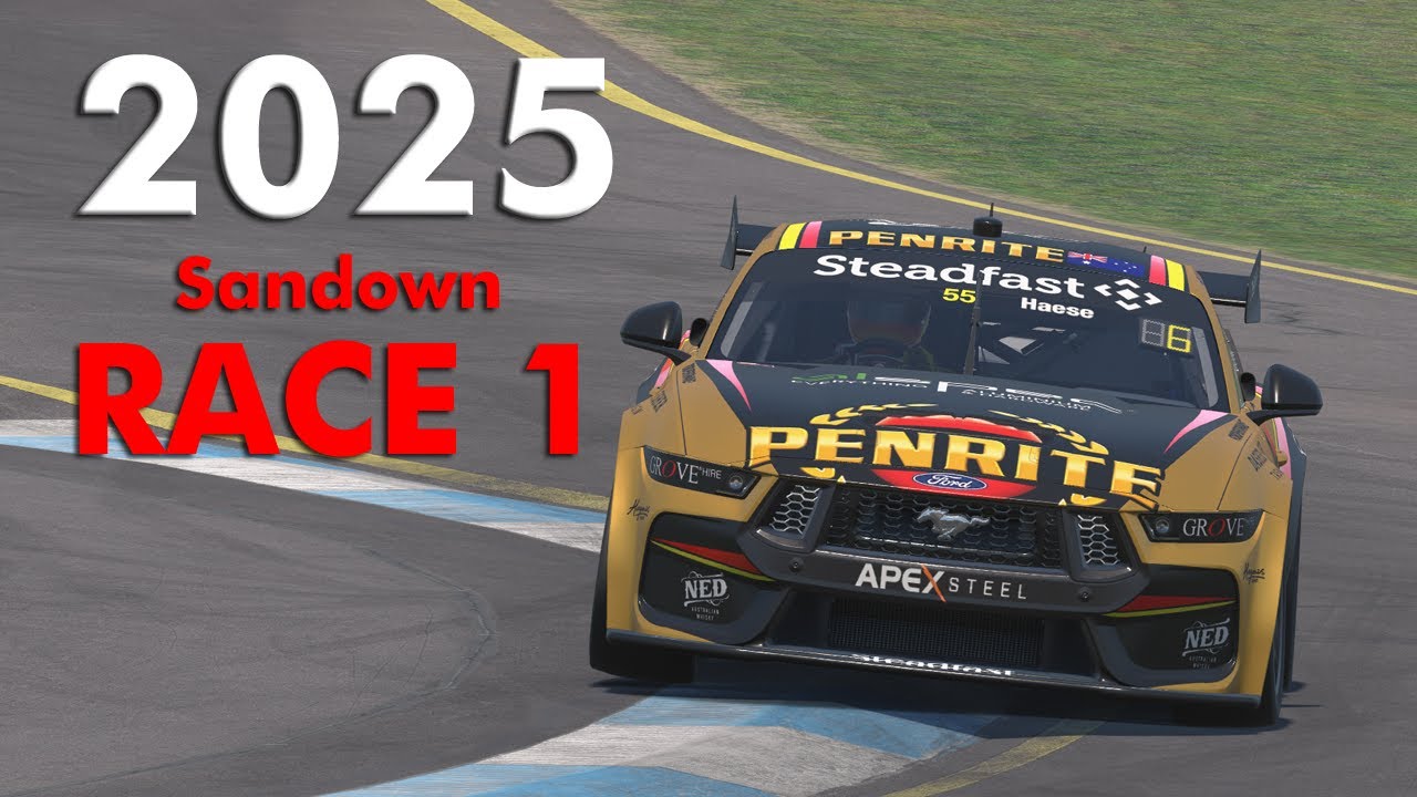 2025 iRacing Supercars Sandown I - RHonboard