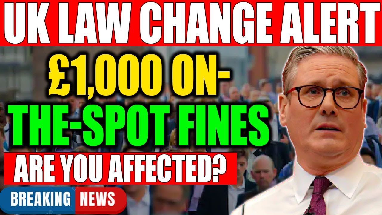 UK Law Change ALERT 🚨 &pound;1,000 On-the-Spot Fines Explained | Who&rsquo;s at Risk in 2026?