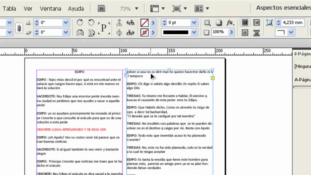 Tutorial Indesign // Trucos para importar texto