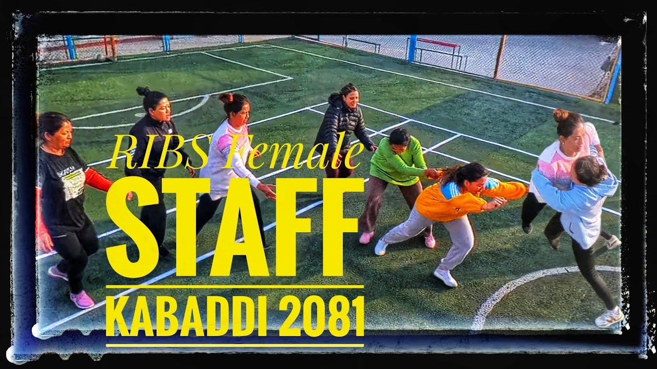 RIBS Female staff kabbadi 2081 #ribs #kabbadi #schoolmemes 