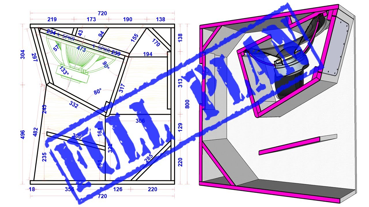 DIY Speaker Box Plan | 1x15