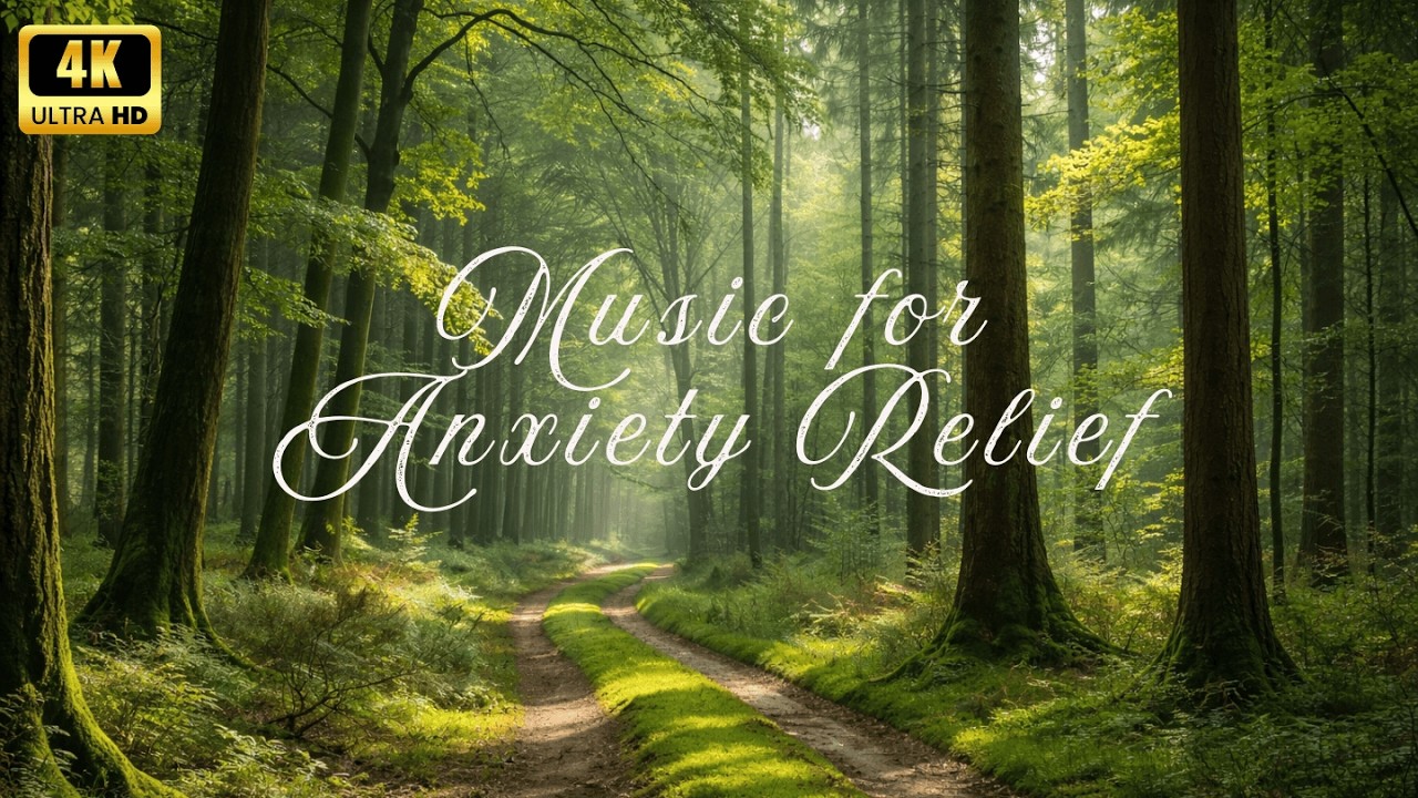 Relaxing Music for Anxiety Relief and Deep Sleep | 4K Calm Night Ambience #2