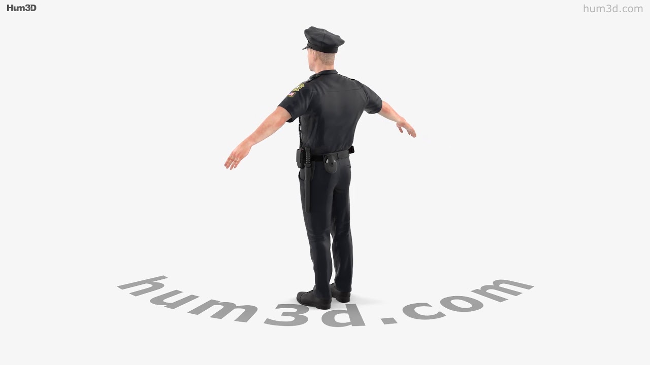Police Officer 3D model by 3DModels.org