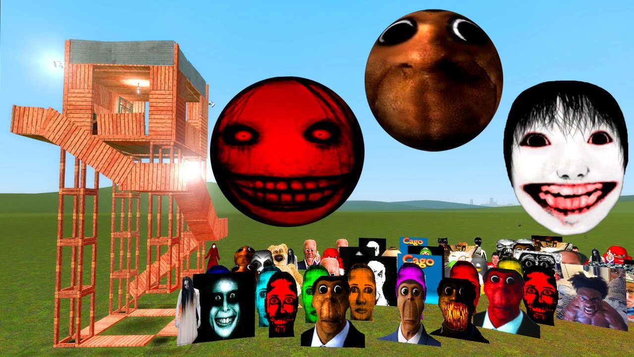Too Much Nico Nextbots and Nextbots Vs House | Garry's Mod