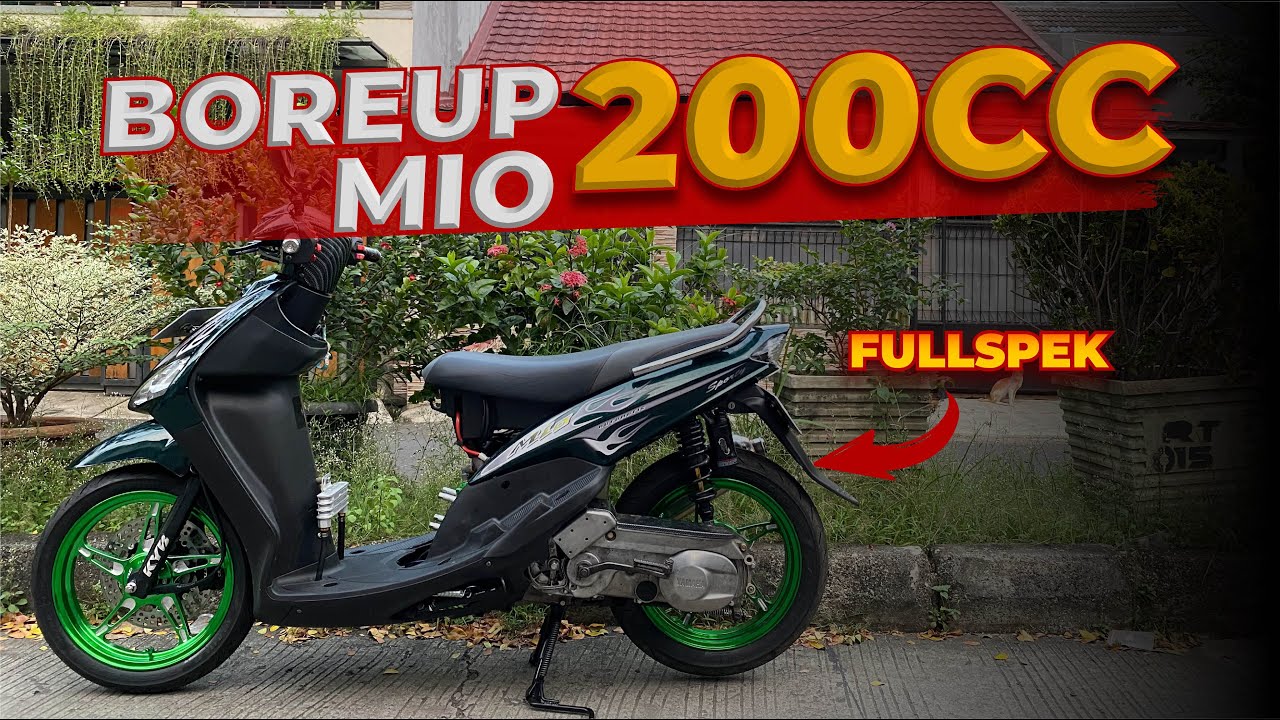 BORE UP MIO 200CC AMAN BUAT HARIAN!! | Full Rakit Dari 0!!