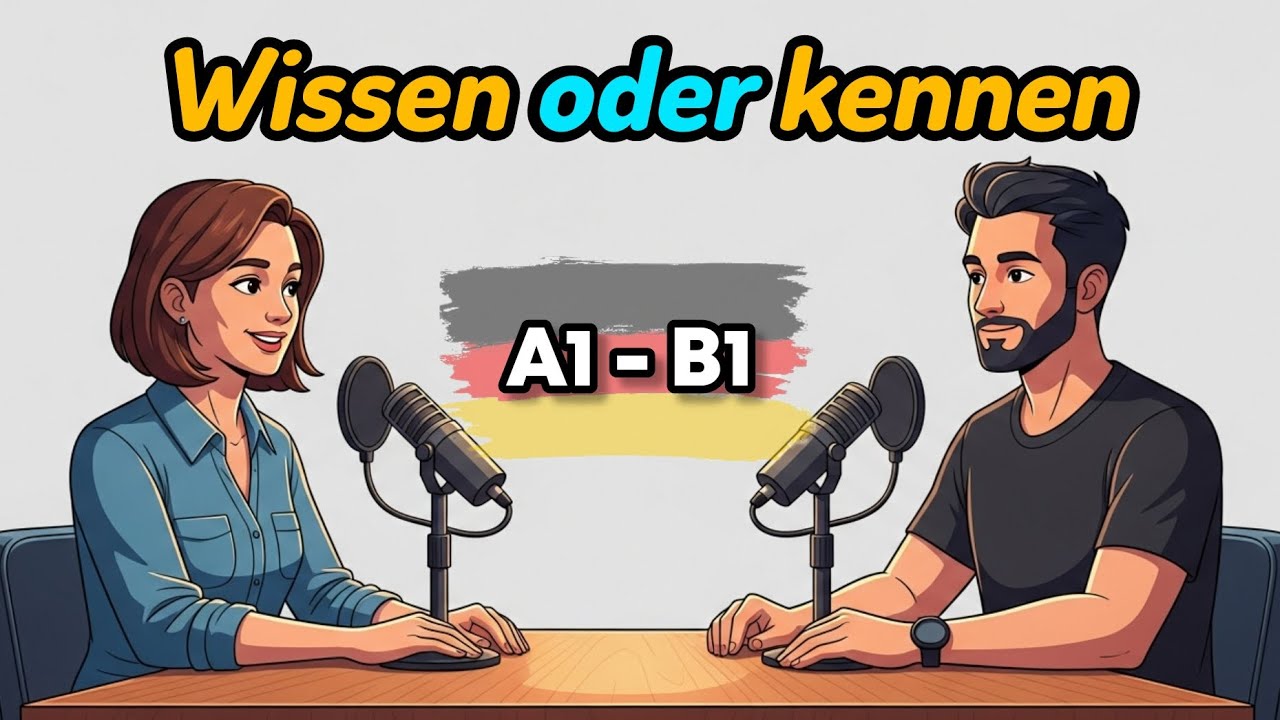 Wissen oder kennen , Learn German with Podcast A2-B1 #deutschlernen #learngerman deutschl