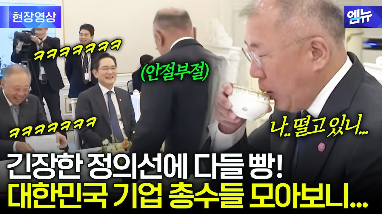 안절부절 정의선에 이재용 보더니 '빵' 이제 익숙한 이재명과 기업인들의 만남