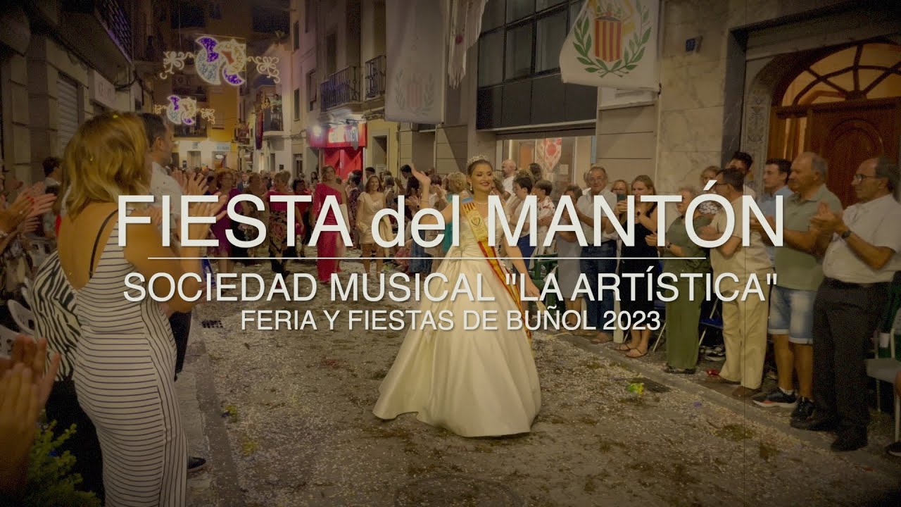 Vídeo-resumen: así se vivió la Fiesta del Mantón de La Artística de Buñol en la Feria y Fiestas 2023