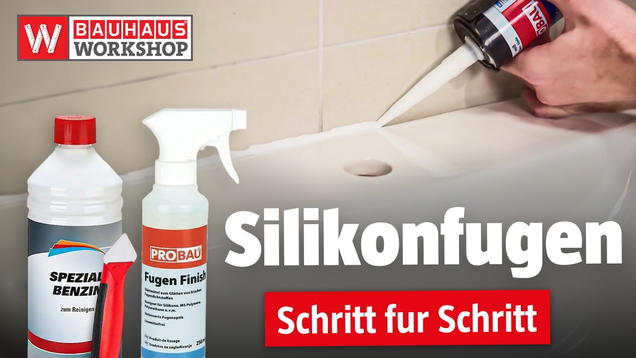 Silikonfugen entfernen und neu ziehen [Anleitung] | BAUHAUS Workshop