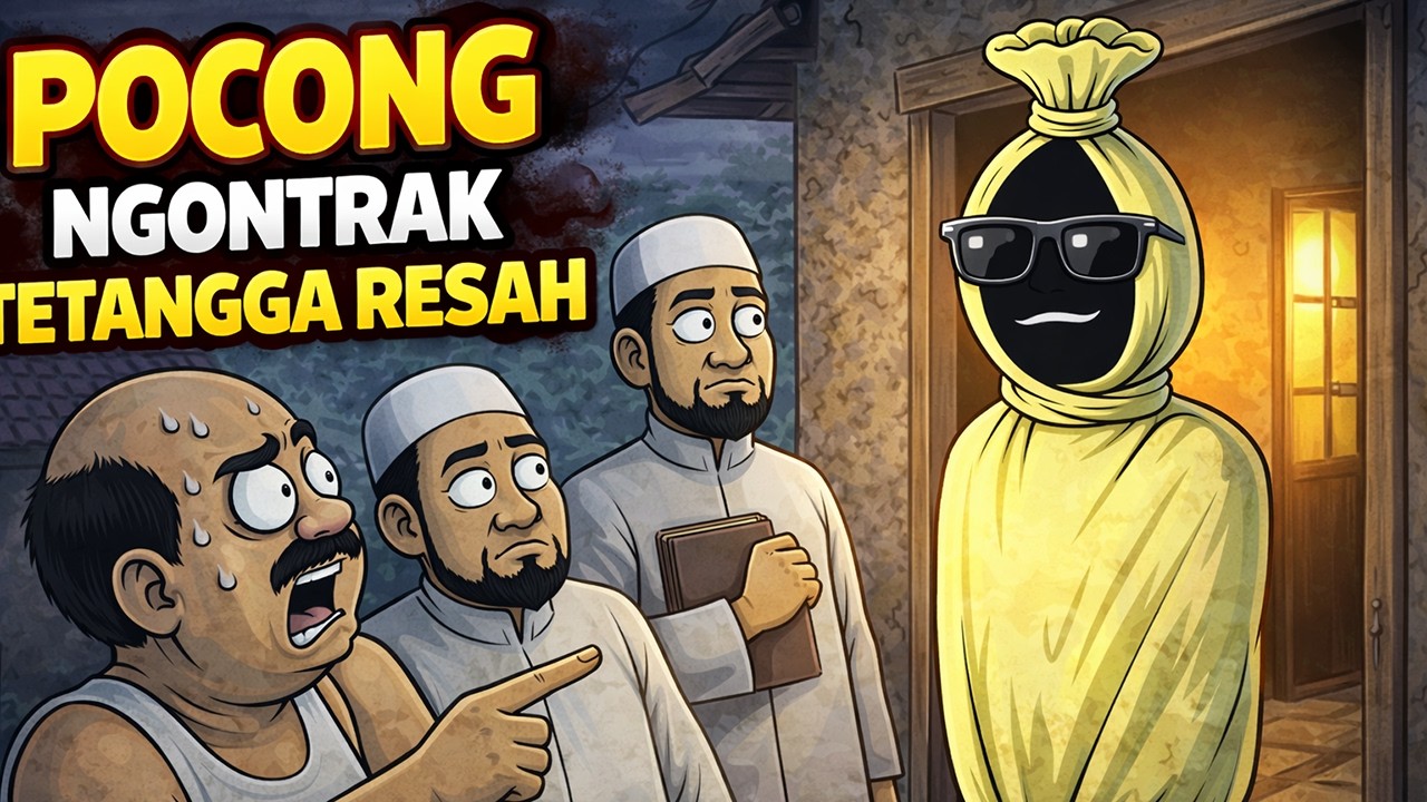 Komedi Horor part 29 / POCONG NGONTRAK, TETANGGA RESAH