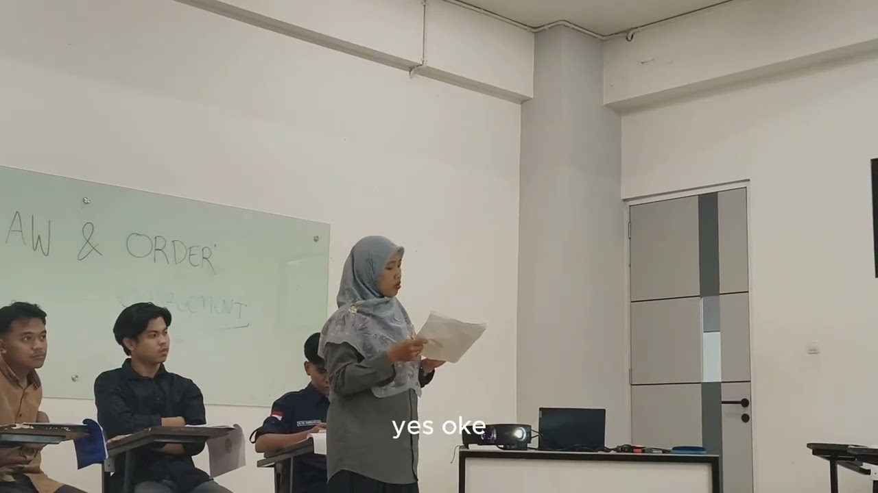 GROUP B : LAW & SOCIAL ORDER