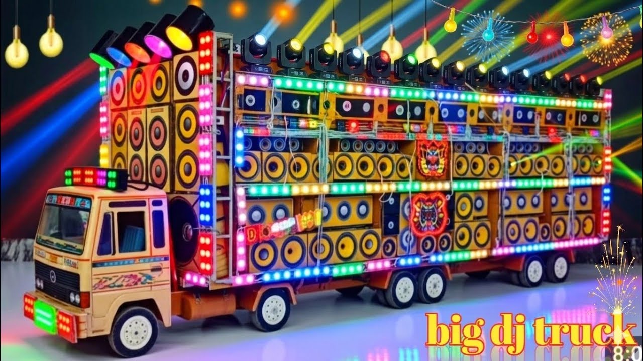 Mini Dj Truck Setup | how to make mini dj setup with cardboard Making Dj setup at home new dj wala