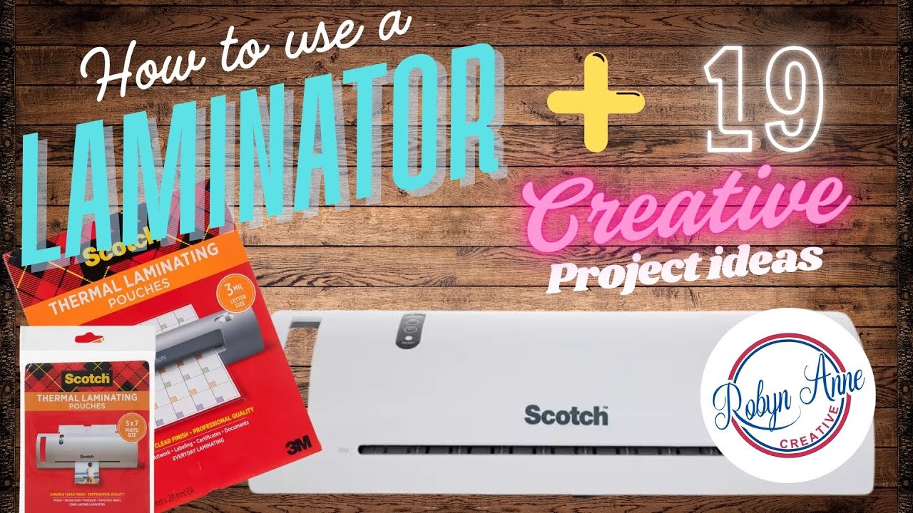 Lamination Made Easy! 🔥 How to Use a Thermal Laminator Like a Pro + 19 Project Ideas!