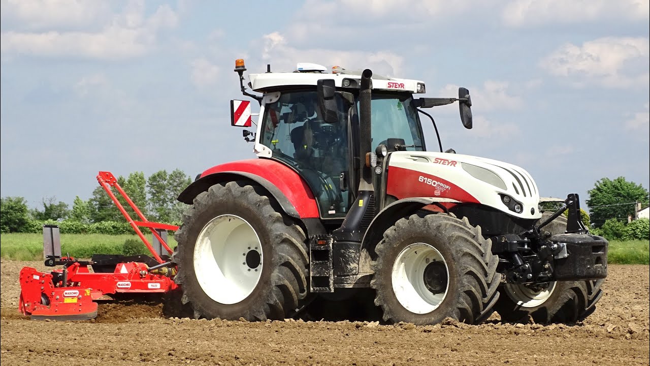 Steyr 6150 Profi CVT + Maschio Falco HD 4 m | BIASIA