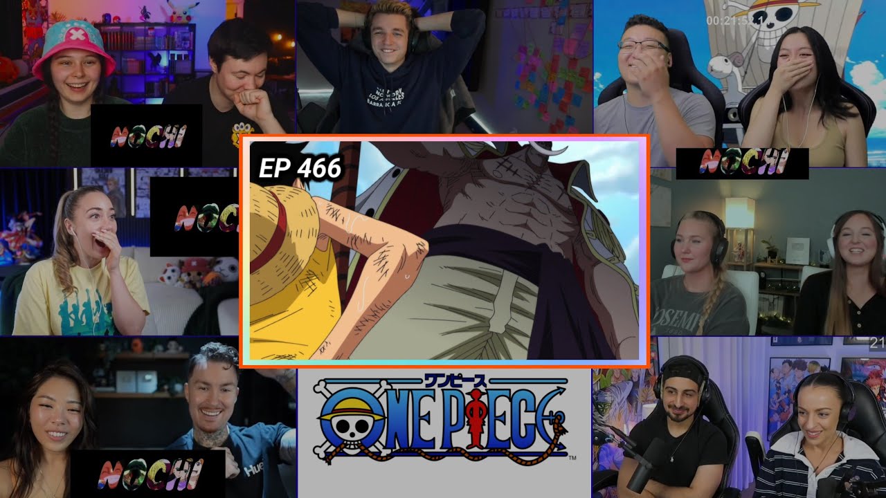 ONE PIECE | LUFFY MEETS WHITEBEARD!!! | EPISODE 466 | REACTION MASHUP | ワンピース