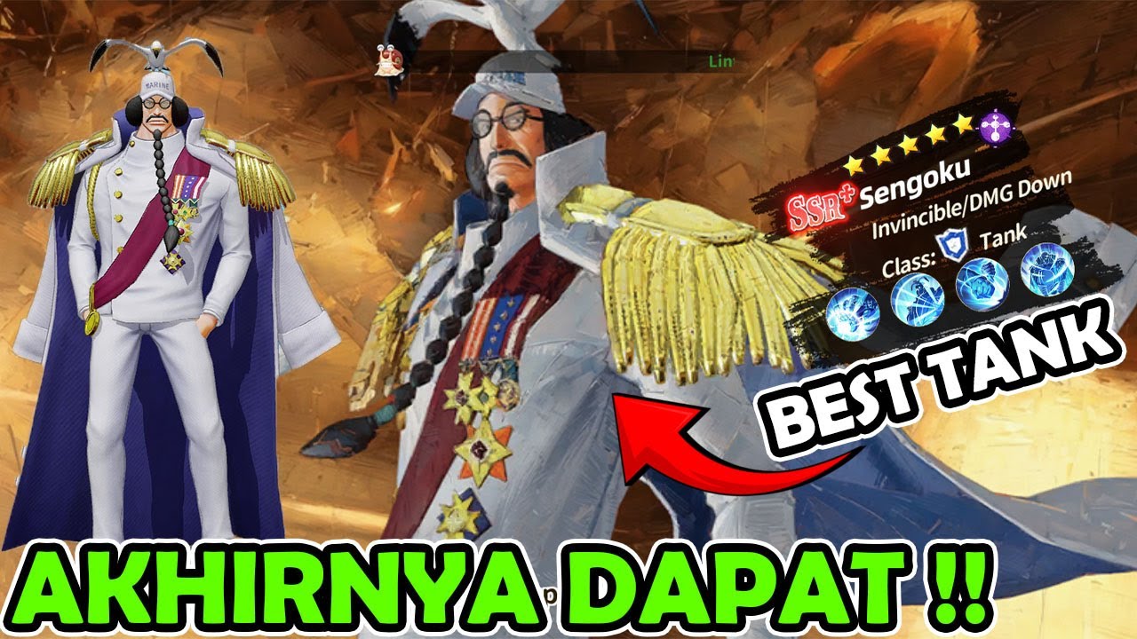 GACHA 100x DEMI SENGOKU !! BEST TANKER NIH DAMAGE JUGA OKE - OP SAILING KINGDOM