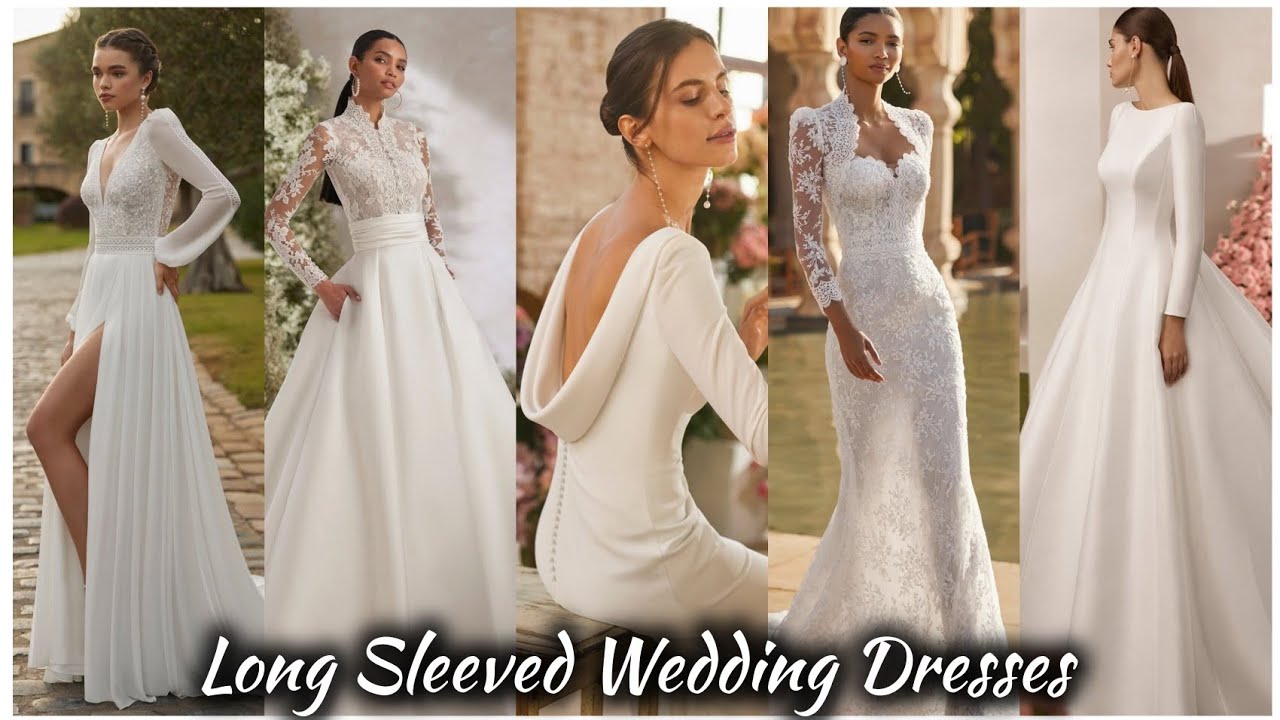 LONG SLEEVED WEDDING DRESSES 2026 | ELEGANT, MODEST & TIMELESS BRIDAL GOWN IDEAS