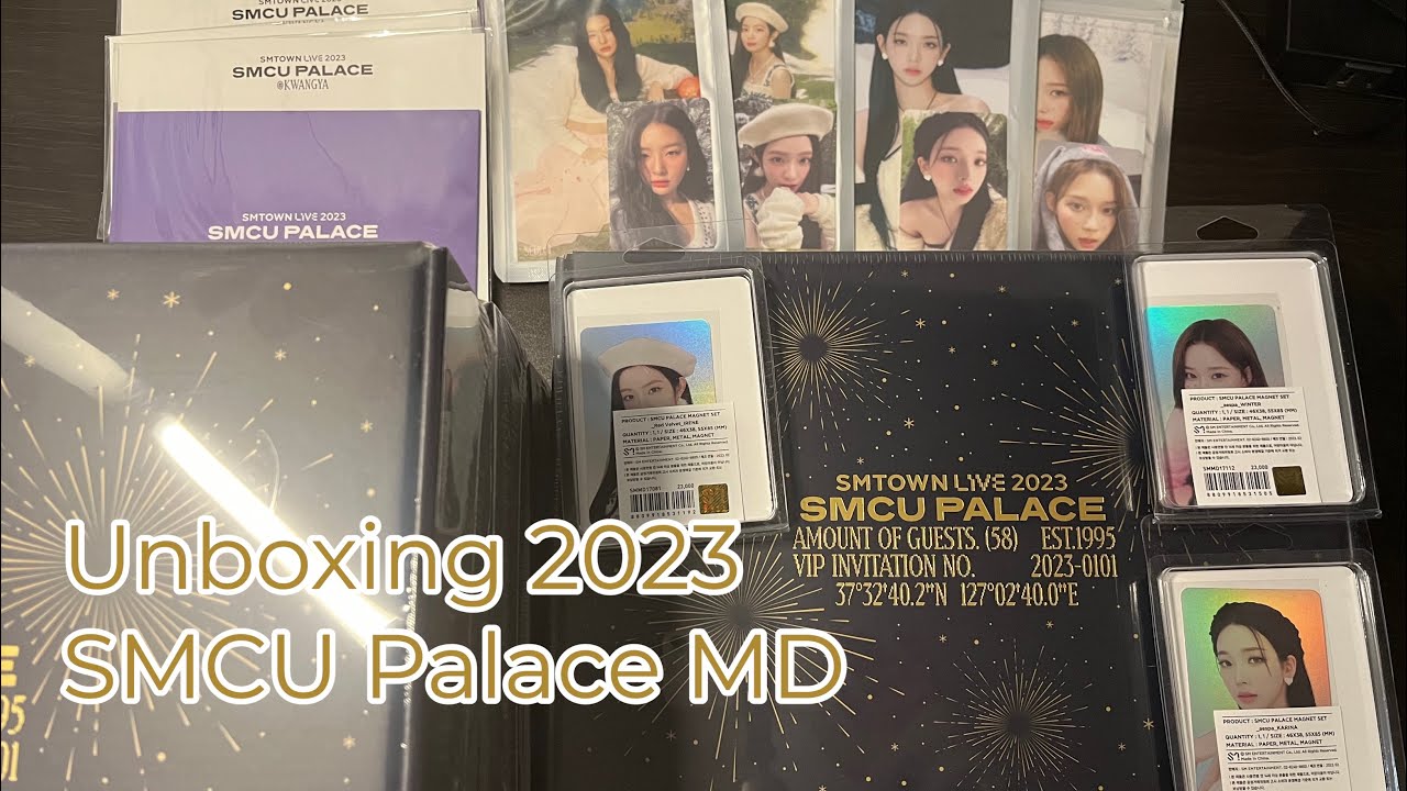 [Unboxing] 2023 SMCU Palace MD ⟡ Red Velvet & aespa ♡ Irene Karina Winter Seulgi ⟡ Photocards