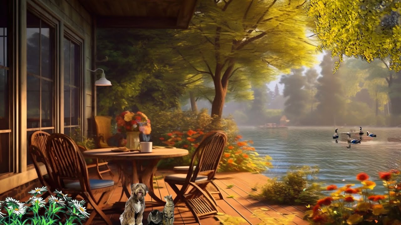 Beautiful Summer Ambience with Birdsong Sounds, Calm River in Morning by Relax Melodies