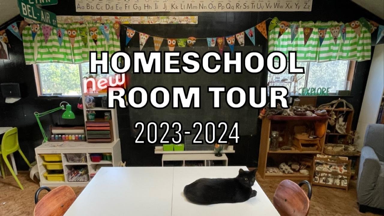 HOMESCHOOL ROOM TOUR // 2023-2024 SCHOOLROOM TOUR
