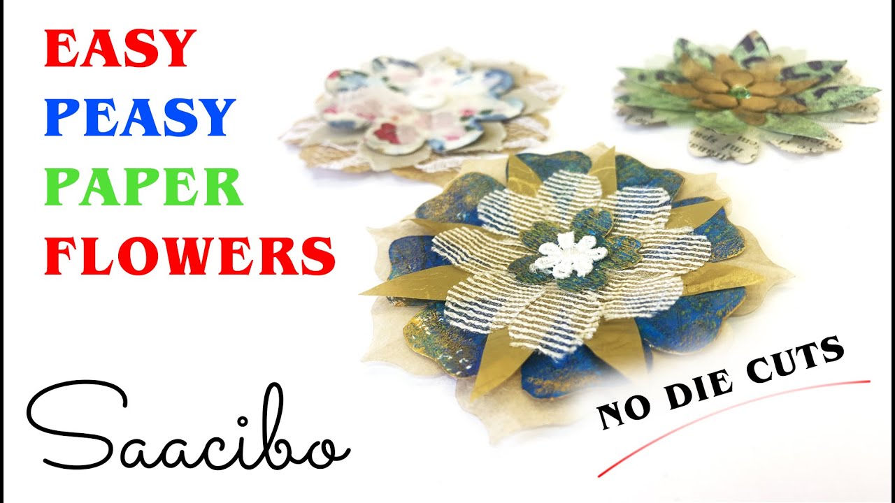 Easy-peasy Paper Flowers #massmaking #paperflowers