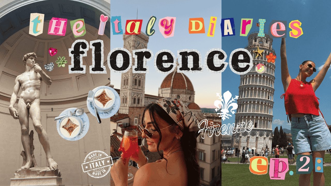 italy diaries ep. 02 ✧ florence travel vlog | leather shopping, the duomo, a trip to pisa, & MORE