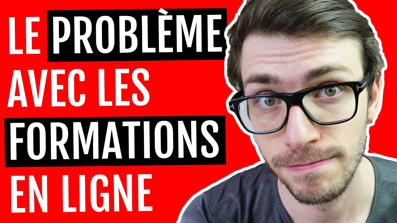 Le problème avec les formations en ligne