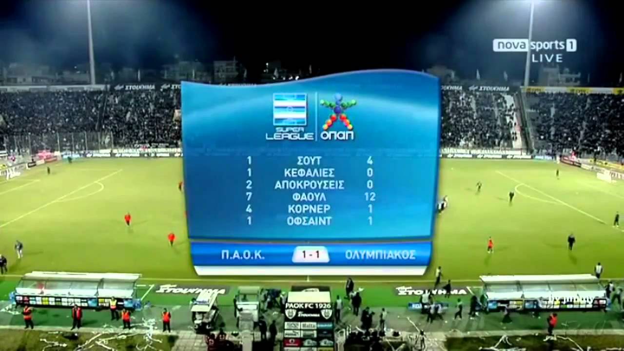 PAOK OLYMPIAKOS 2-1 (OLES OI FASEIS 2010/11 DAY 26)