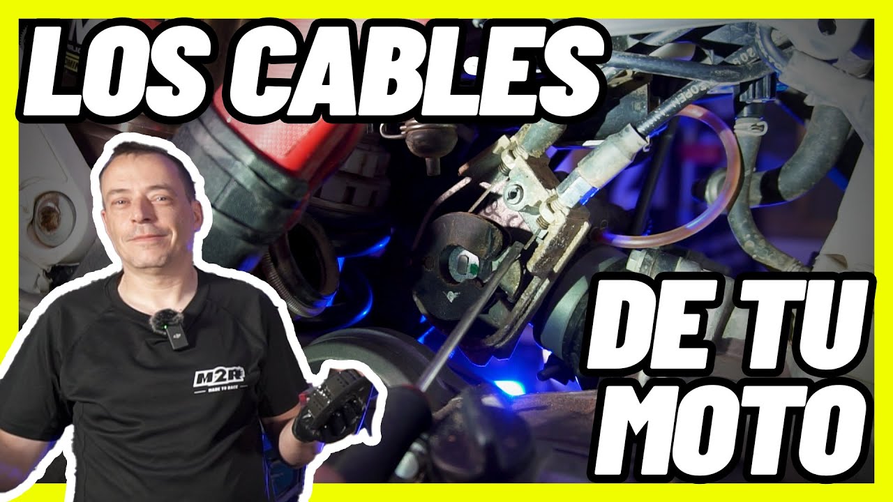 ¡Así arreglamos la moto rota en minutos! CABLE DE GAS
