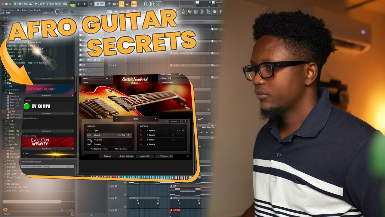 How To Make Guitar Afro Beats (Joeboy, Rema) | Fl Studio Tutorial